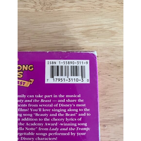 Disney's Sing Along Songs Volume 10 VHS Be Our Guest Beauty & The Beast 1992 - Picture 3 of 4